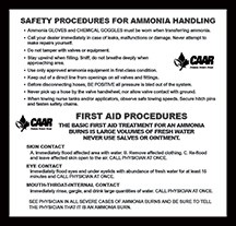 Safety Procedures/First Aid Procedures 