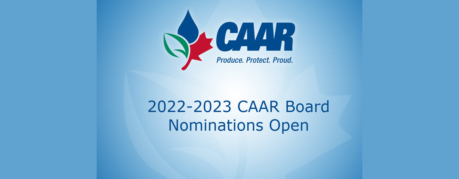 Banner for CAAR 2022-2023 Board of Directors Nominations Now Open