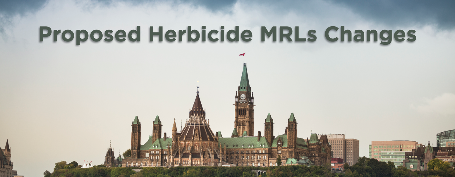 Banner forProposed Herbicide MRLs Changes