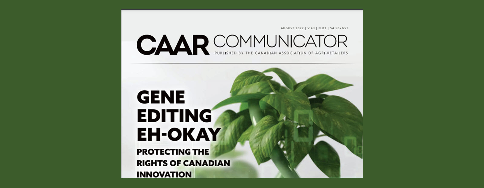 Banner for CAAR Communicator August 2022 issue