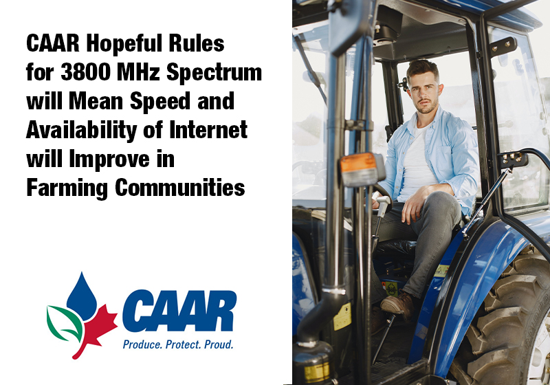 Thumbnail for CAAR Hopeful Rules for 3800 MHz Spectrum will Mean Speed and Availability of Internet will Improve in Farming Communities