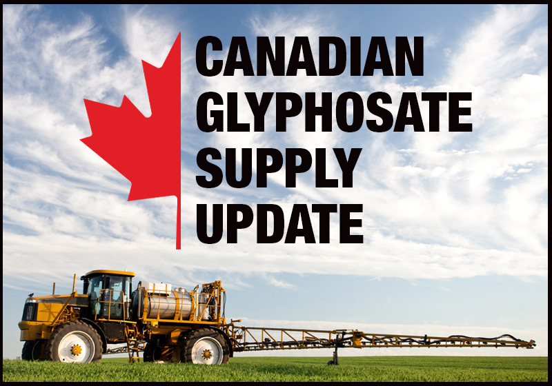 Bayer CropScience Update on Canadian Glyphosate Supply 