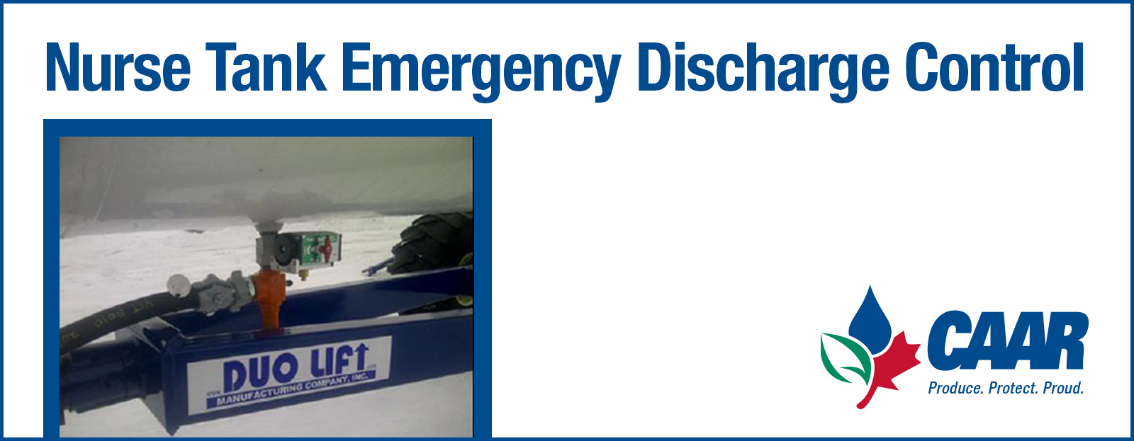 Banner for Emergency Discharge Requirements Updated