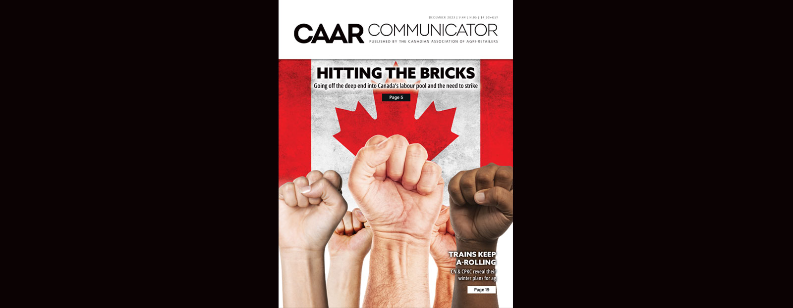 Banner for December 2023 Issue of CAAR Communicator Now Available Online