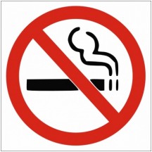 No Smoking Symbol Decal