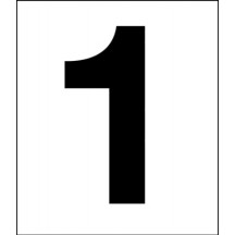 Number '1'