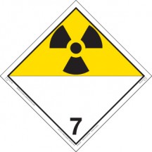 Hazard Class 7 - Radioactive Placard