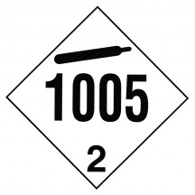 Hazard Class 2 - UN1005 Anhydrous Ammonia 100 mm