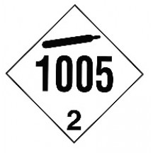 Hazard Class 2 - UN1005 Anhydrous Ammonia 200 mm