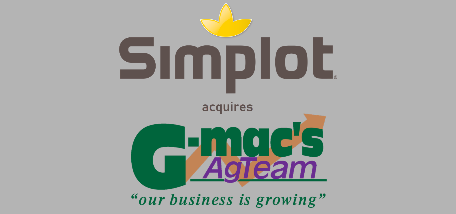 J. R. Simplot acquires G-Mac Ag Team
