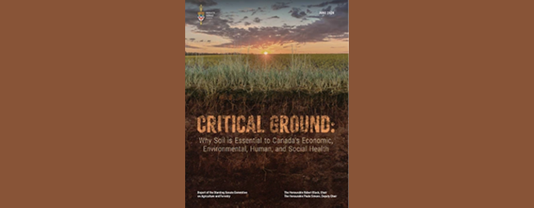 Critical Ground: Why Soil is Essential to Canada's Economic, Environmental, Human and Social Health