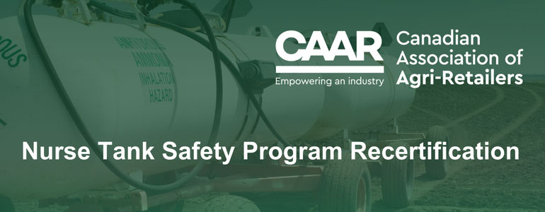 Nurse Tank Safety Program Recertification